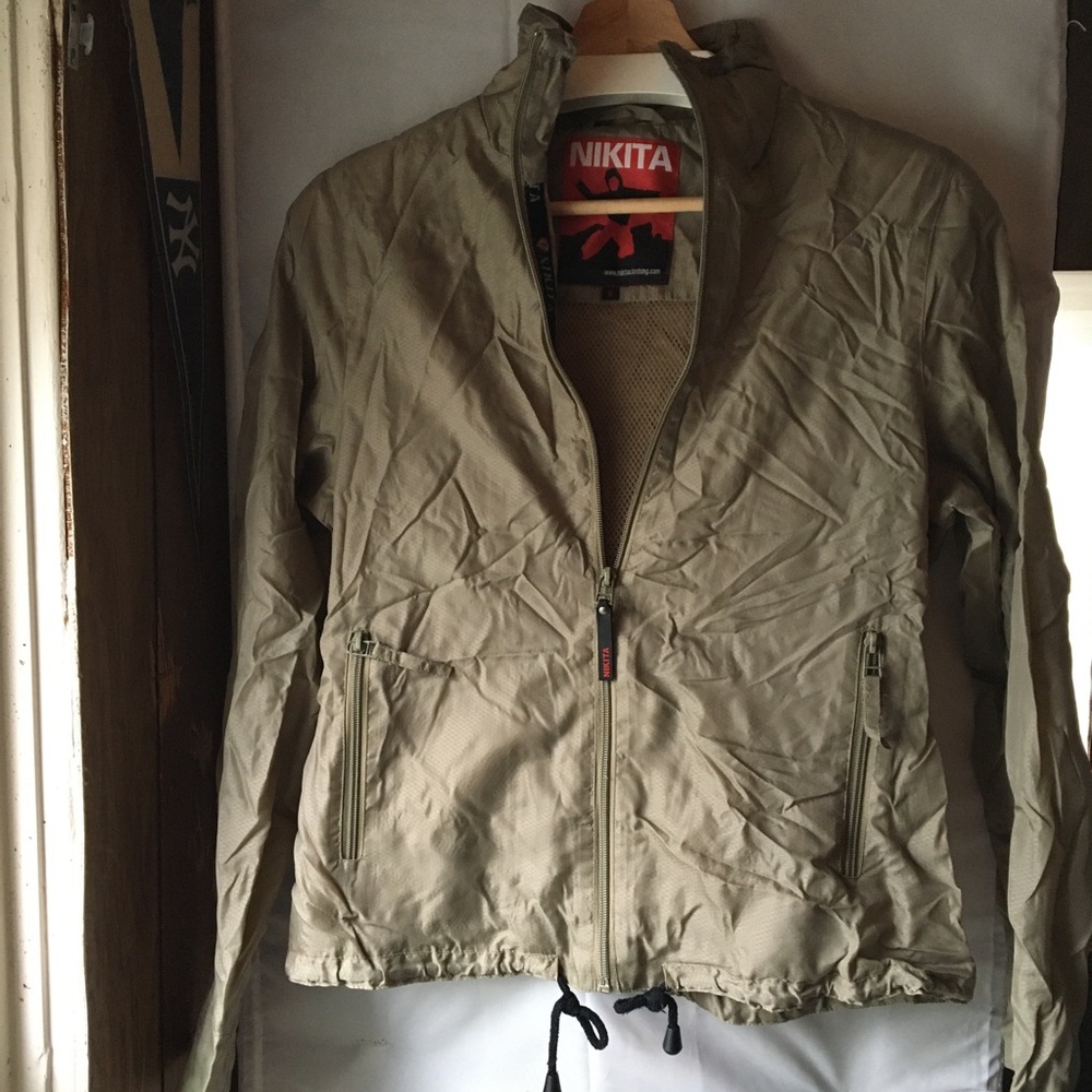 Nikita Women's Tan Windbreaker Jacket